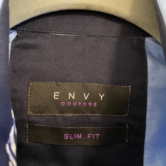 Envy Couture Slim Fit Button Down Shirt - Picture 3 of 10